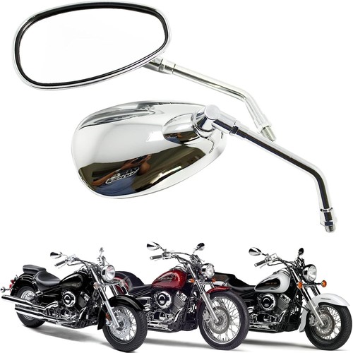 Motorrad spiegel chrom 10mm - motorrad,