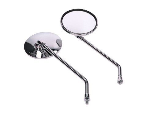Spiegel set chrom - chrom, rund
