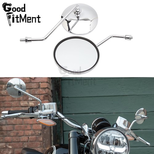 Runder motorradspiegel - 2x,