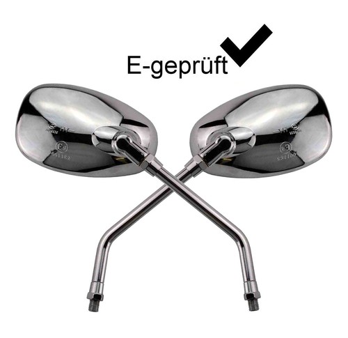 Motorrad spiegel paar chrom - motorrad,