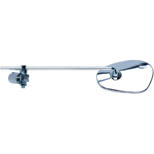 Motorrad spiegel oval chrom - spiegel,