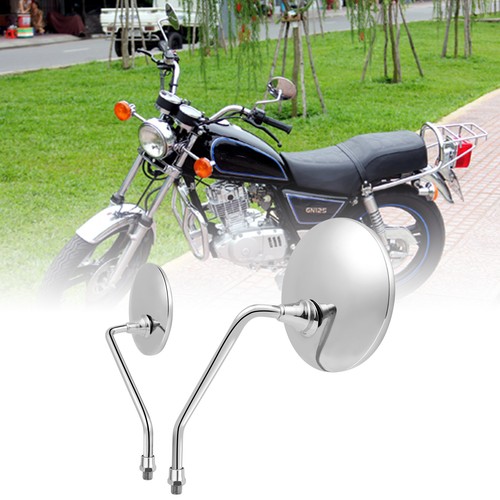 Paar chrom motorrad spiegel - chrom,