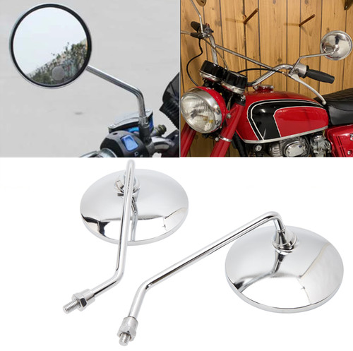 Paar rund motorrad spiegel - rund,
