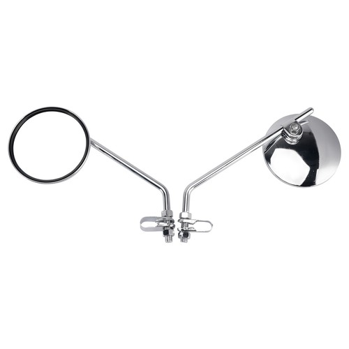 Paar spiegel custom rund - rund, 4"