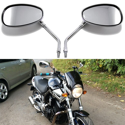 Paar chrom motorrad spiegel - chrom,